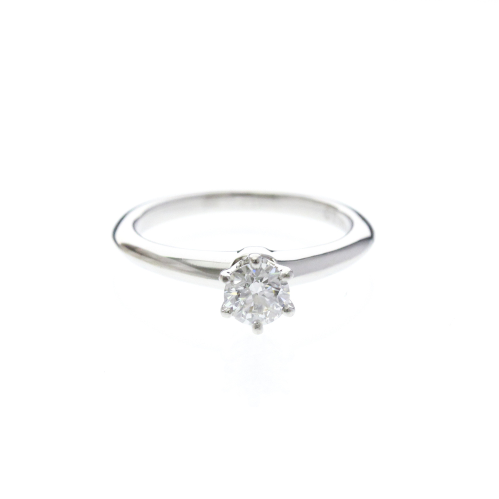 Tiffany & Co. Tiffany Setting Solitaire Platinum with RBC Diamond